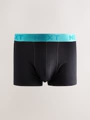 Grey Bright Colour Waistband Trunks Boxers 5 Pack - Image 3 of 9
