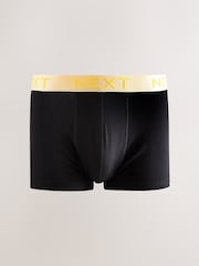 Grey Bright Colour Waistband Trunks Boxers 5 Pack - Image 4 of 9