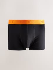 Grey Bright Colour Waistband Trunks Boxers 5 Pack - Image 6 of 9