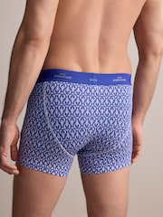 Estampado marino de color intenso - Signature Cotton Rich Boxers 4 Pack - Imagen 4 de 10