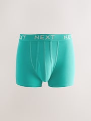 Blue/Green Tile Print A-Front Boxers 4 Pack - Image 3 of 8