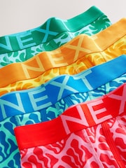 Bright Pattern Geometric A-Front Boxers 4 Pack - Image 7 of 8