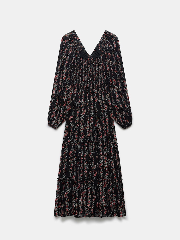 Mint Velvet Red Floral Print Boho Maxi Dress - Image 4 of 4