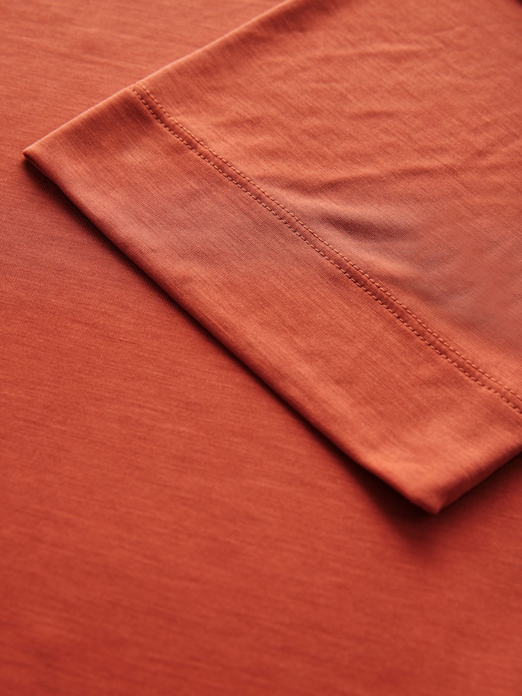 Orange N. Premium Relaxed Fit Modal Boxy T-Shirt - Image 7 of 8