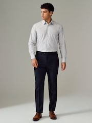 Scattered Leaves Regular Fit Signature Collection 100% Italian Fabric Printed Formal Shirt - Image 3 of 11
