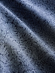 Blue Survival Print Regular Fit 100% Cotton Short Sleeve Formal Shirt - Image 3 of 3
