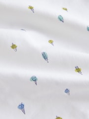 White Ice Cream Dream Regular Fit 100% Cotton Short Sleeve Formal Shirt - Image 3 of 7