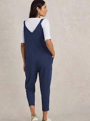 White Stuff Blue Selina Jersey Jumpsuit - Image 2 of 6