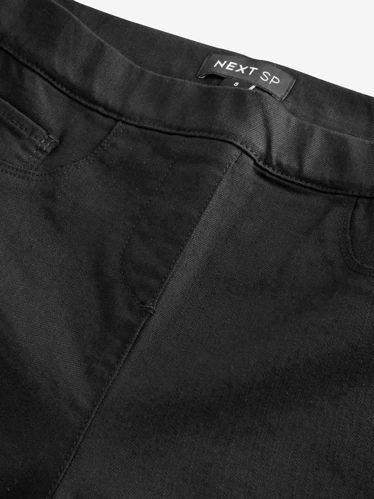 Black Pull On Jeggings Trousers - Image 3 of 3