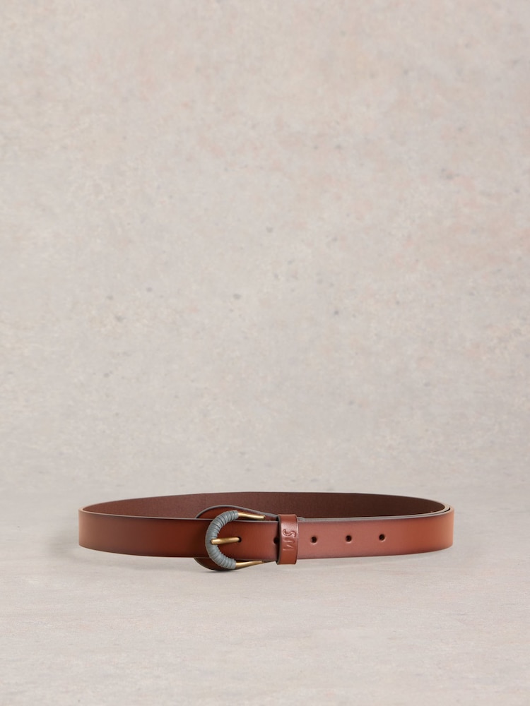 White Stuff Brown Wrap Around Belt - Image 1 of 4