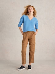 White Stuff Jana Pullover mit V-Ausschnitt - Bild 1 von 6