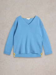 White Stuff Jana Pullover mit V-Ausschnitt - Bild 5 von 6