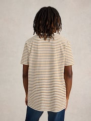 White Stuff Natural 100% Cotton Abersoch Stripe Short Sleeve T-Shirt - Image 2 of 6