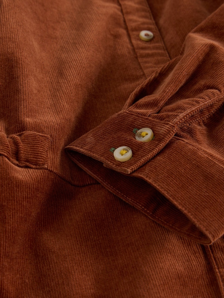 White Stuff Brown Jade Cord Shirt Dress - Image 6 of 6 White Stuff Brown Jade Cord Shirt Dress - Image 6 of 6