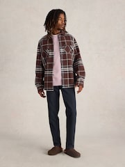 White Stuff Brown Darwen Check Overshirt - Image 1 of 6