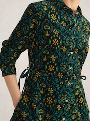 White Stuff Black Jade Cord Shirt Dress - Image 4 of 6