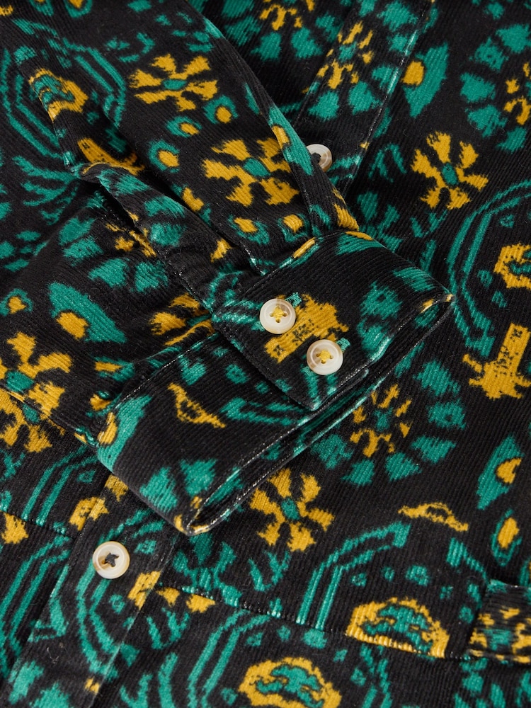 White Stuff Black Jade Cord Shirt Dress - Image 6 of 6