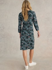 White Stuff Green Tallie Jersey Dress - Image 2 of 6