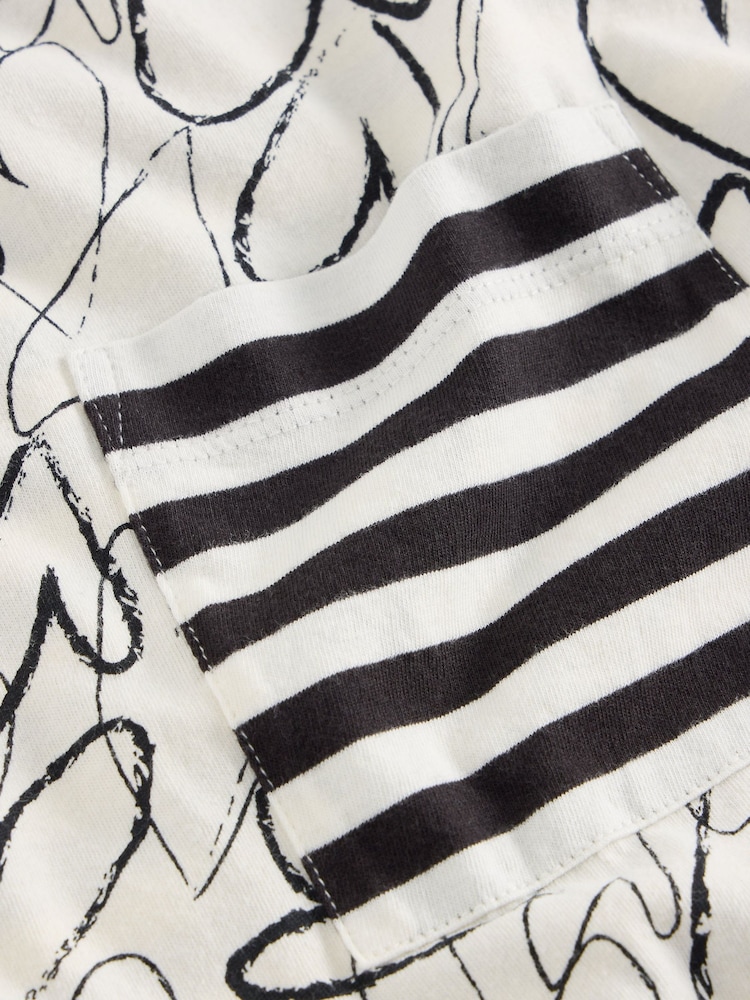 White Stuff White 100% Cotton Demi Dolman Top - Image 6 of 6