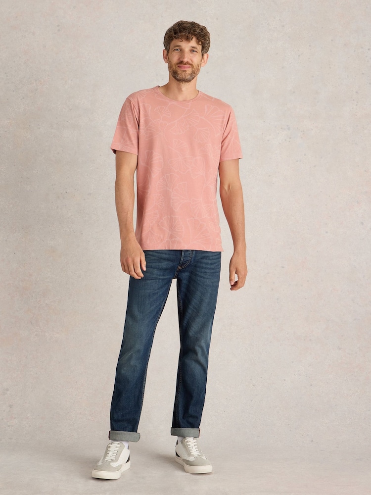 White Stuff Pink Floral Printed T-Shirt - Image 1 of 6