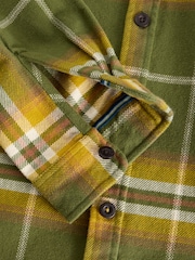 White Stuff Green Darwen Check Overshirt - Image 6 of 6