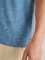 White Stuff Blue Floral Printed T-Shirt - Image 4 of 6