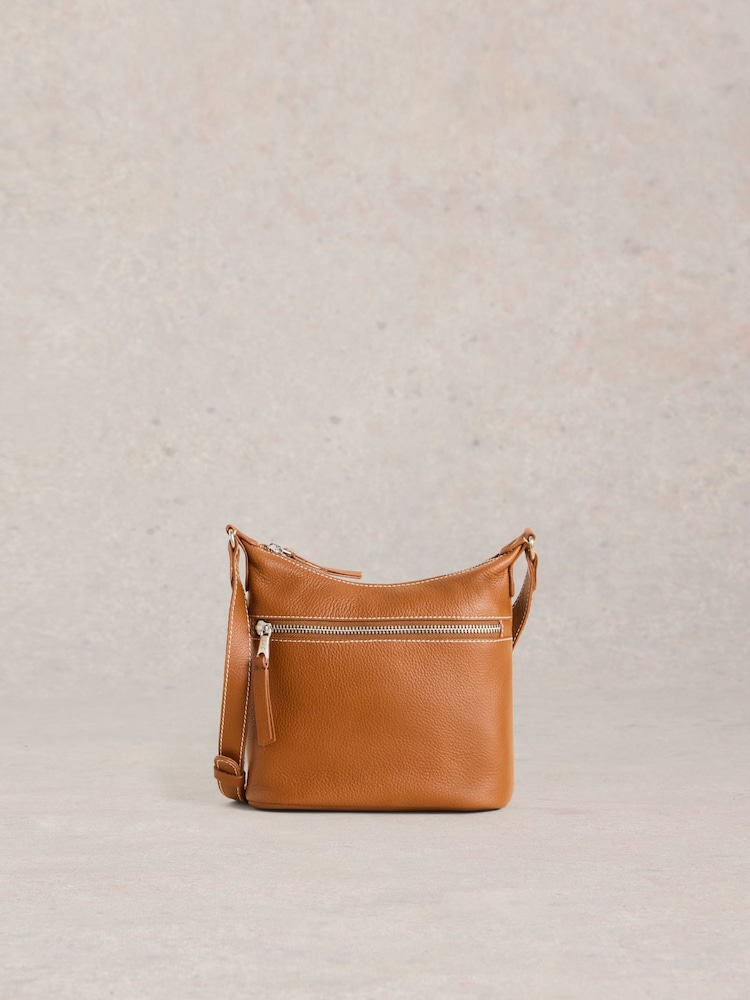 White Stuff Brown Mini Farrah Cross-Body Bag - Image 1 of 1