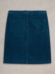 White Stuff Green Melody Organic Cord Skirt - Image 5 of 6