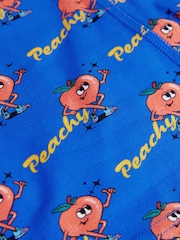 Bright Blue/Green Fruit Print Hipsters Boxers 4 Pack - Image 6 of 10