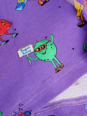 Bright Blue/Green Fruit Print Hipsters Boxers 4 Pack - Image 8 of 10