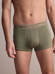 Azul/neutro/verde - Signature Cotton Rich Boxers 4 Pack - Imagen 2 de 11