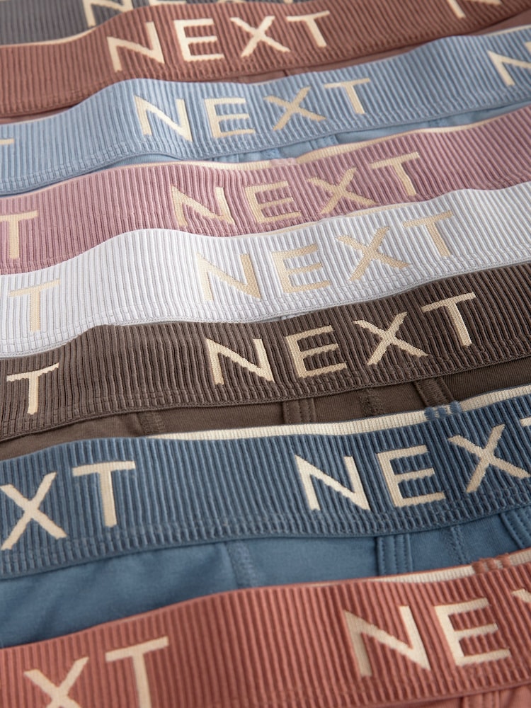 Neutral Tones 8 pack A-Front Boxers - Image 11 of 12