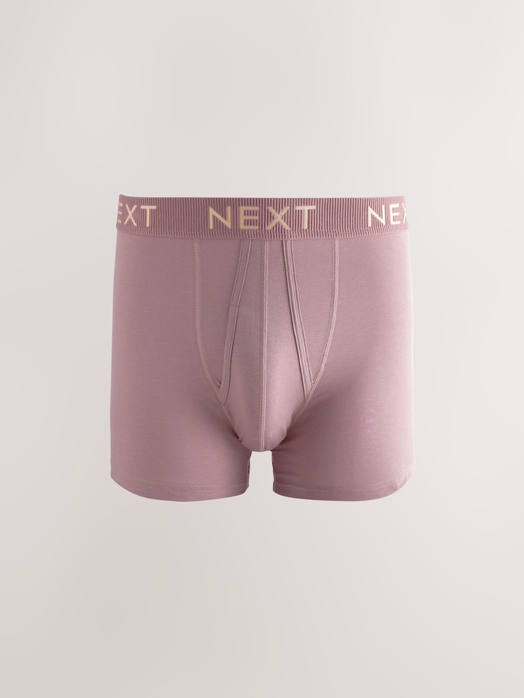 Neutral Tones 8 pack A-Front Boxers - Image 3 of 12