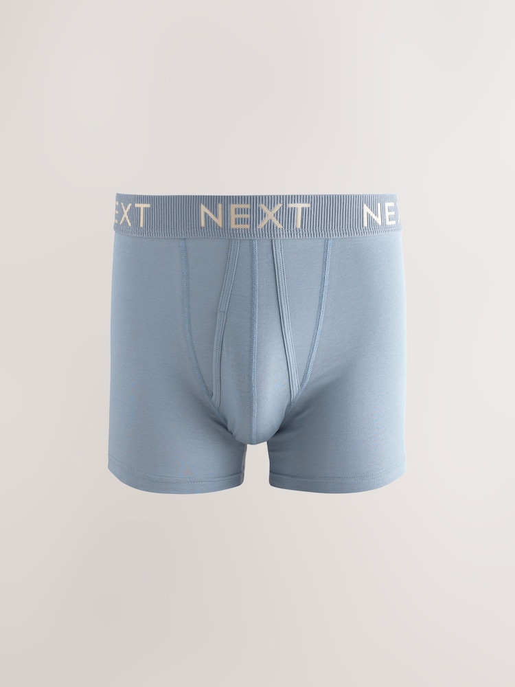 Neutral Tones 8 pack A-Front Boxers - Image 6 of 12