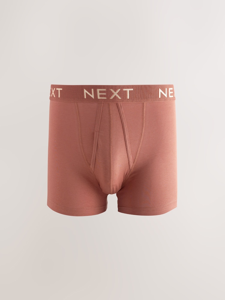 Neutral Tones 8 pack A-Front Boxers - Image 7 of 12