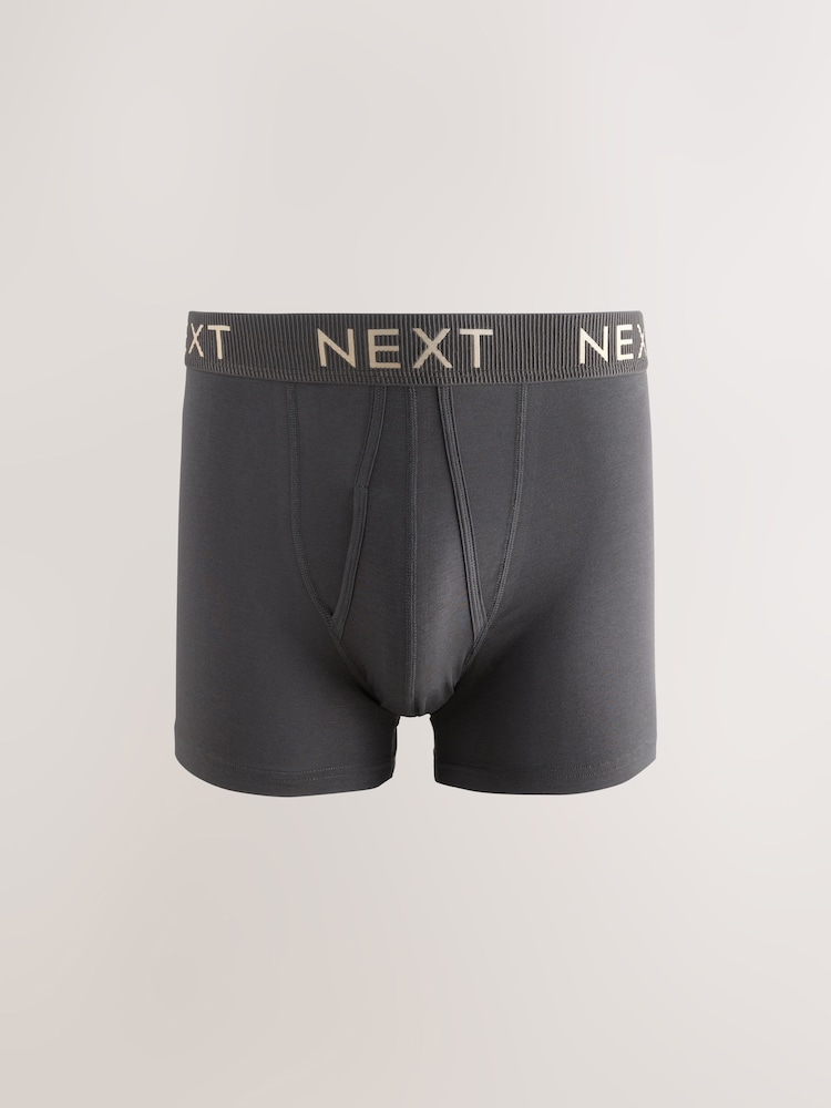 Neutral Tones 8 pack A-Front Boxers - Image 9 of 12