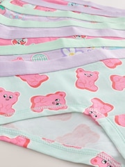 Lilac/Teal Hipsters Briefs 5 Pack (2-16yrs) - Image 11 of 11