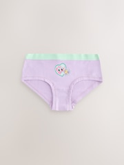 Lilac/Teal Hipsters Briefs 5 Pack (2-16yrs) - Image 5 of 11