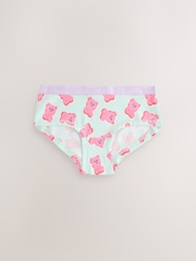 Lilac/Teal Hipsters Briefs 5 Pack (2-16yrs) - Image 7 of 11