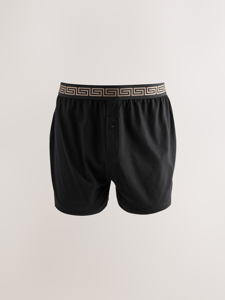 Taillenbund in Schwarz-Metallic - 5er-Pack - Loose Boxers - Bild 2 von 9