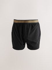 Taillenbund in Schwarz-Metallic - 5er-Pack - Loose Boxers - Bild 5 von 9