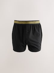 Taillenbund in Schwarz-Metallic - 5er-Pack - Loose Boxers - Bild 6 von 9