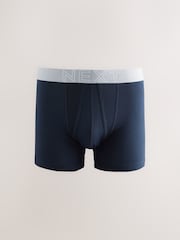 Cós em cor azul marinho brilhante e ousado - Pacote 10 - Boxers A-Front - Imagem 6 de 14