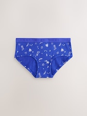 Blue/White hipster briefs 5 pack (2-16yrs) - Image 4 of 9