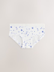 Blue/White hipster briefs 5 pack (2-16yrs) - Image 5 of 9