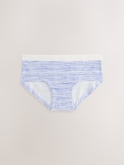 Blue/White hipster briefs 5 pack (2-16yrs) - Image 6 of 9