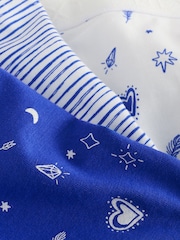 Blue/White hipster briefs 5 pack (2-16yrs) - Image 9 of 9