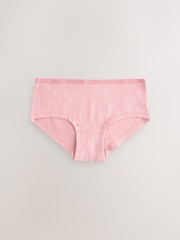 Pink/Cream hipster briefs 5 pack (2-16yrs) - Image 5 of 9
