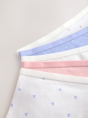 Pink/Cream hipster briefs 5 pack (2-16yrs) - Image 8 of 9
