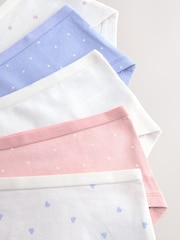 Pink/Cream hipster briefs 5 pack (2-16yrs) - Image 9 of 9